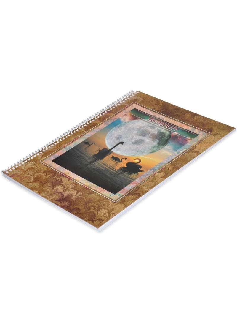 FIS Spiral Notebook Soft Cover A4, 5mm Square, 80-Sheets 10-Piece - FSNB5A480CTY - Image 2